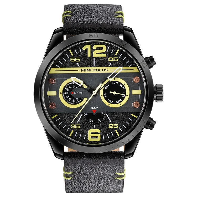 Multifunctional Waterproof Men's Quartz Watch
