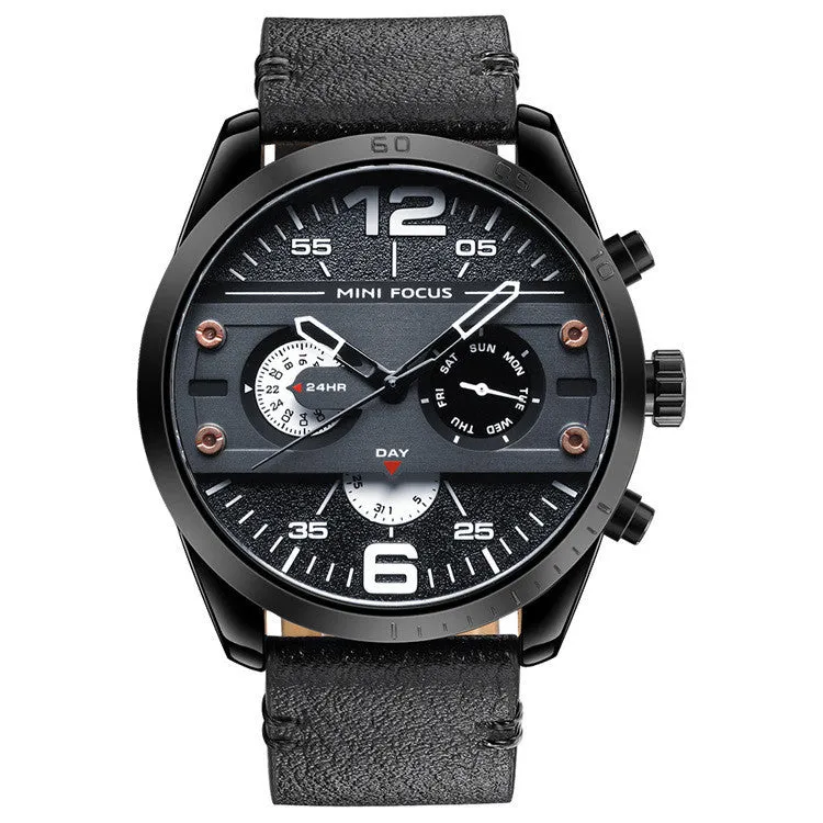 Multifunctional Waterproof Men's Quartz Watch