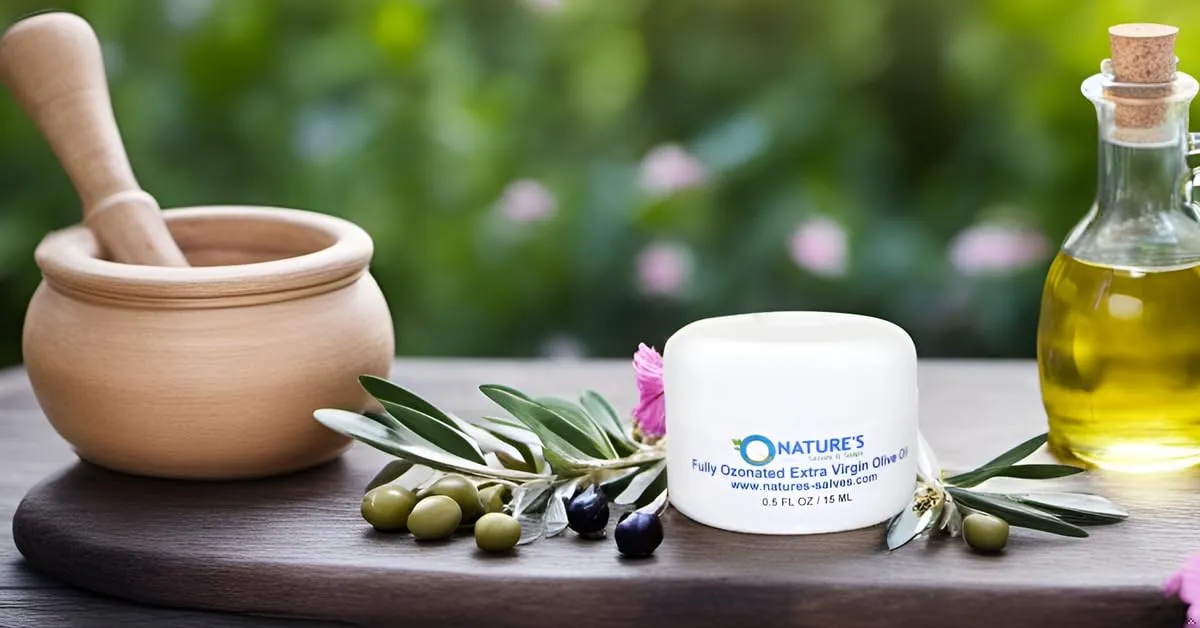 Nature's Salves and Soaps Fully Ozonated USDA Certified Organic Extra Virgin Olive Oil (1/2 0.5 Fl. Oz.)