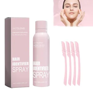New Facial Shaving Hair Identification Spray, Facial Dermaplaning Hair Identification Spray, Hair Identification Spray Dermaplaner Set Women Dermaplaning Spray (1pcs)
