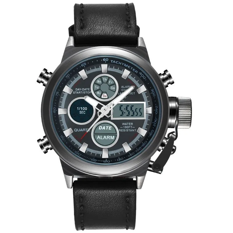 New Men's Belt Electronic Watch