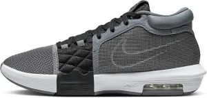 NIKE Lebron Witness 8 Basketball Shoes (FB2239-004, Cool Grey/Black/White) Size 15