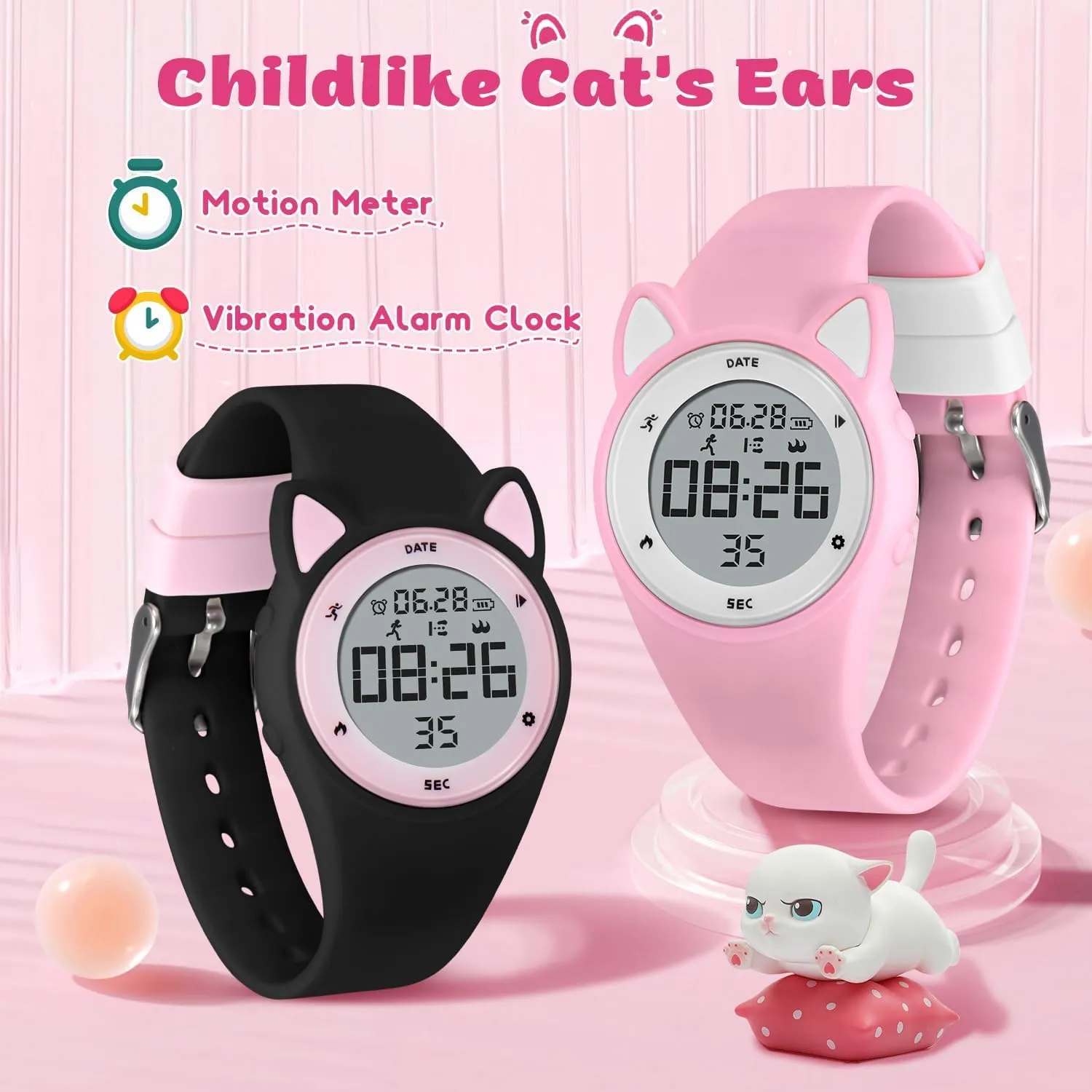 NN BEN NEVIS Kids Watch, Digital Watch for Boys Girls, Sport Watch with Fitness Tracker, Alarm Clock, Stopwatch, No App and Waterproof, Watch for Kids Ages 5-12