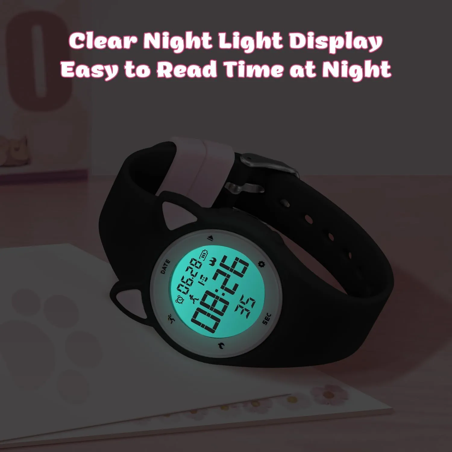 NN BEN NEVIS Kids Watch, Digital Watch for Boys Girls, Sport Watch with Fitness Tracker, Alarm Clock, Stopwatch, No App and Waterproof, Watch for Kids Ages 5-12
