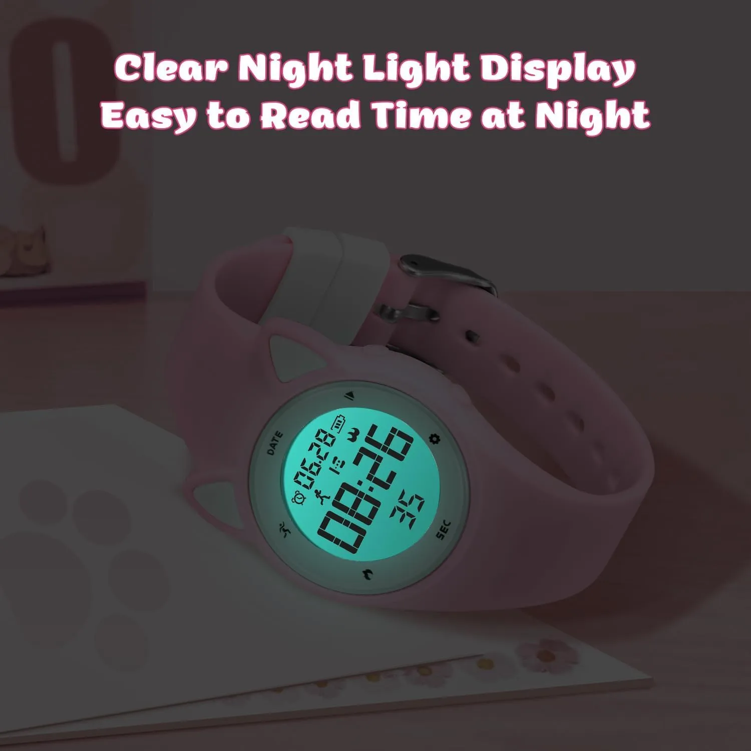 NN BEN NEVIS Kids Watch, Digital Watch for Boys Girls, Sport Watch with Fitness Tracker, Alarm Clock, Stopwatch, No App and Waterproof, Watch for Kids Ages 5-12
