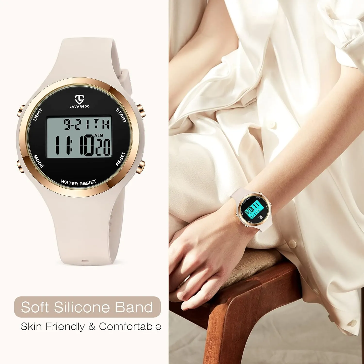 NN BEN NEVIS Watches for Women, Digital Watch Womens Outdoor Sport with Alarm/Stopwatch/Chronograph/Back Light, Gifts for Teen Girls/Women