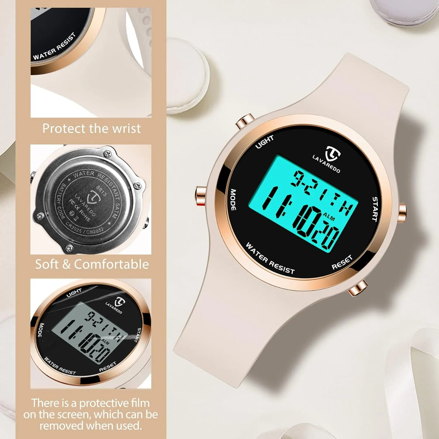 NN BEN NEVIS Watches for Women, Digital Watch Womens Outdoor Sport with Alarm/Stopwatch/Chronograph/Back Light, Gifts for Teen Girls/Women