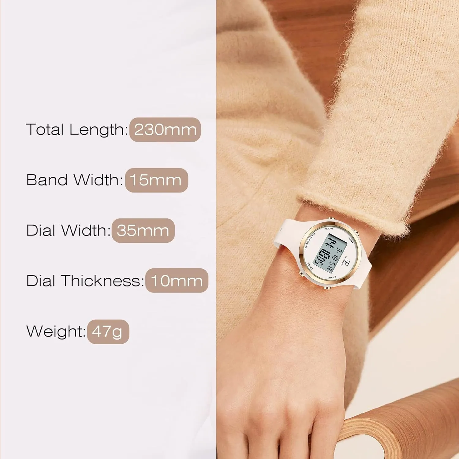 NN BEN NEVIS Watches for Women, Digital Watch Womens Outdoor Sport with Alarm/Stopwatch/Chronograph/Back Light, Gifts for Teen Girls/Women
