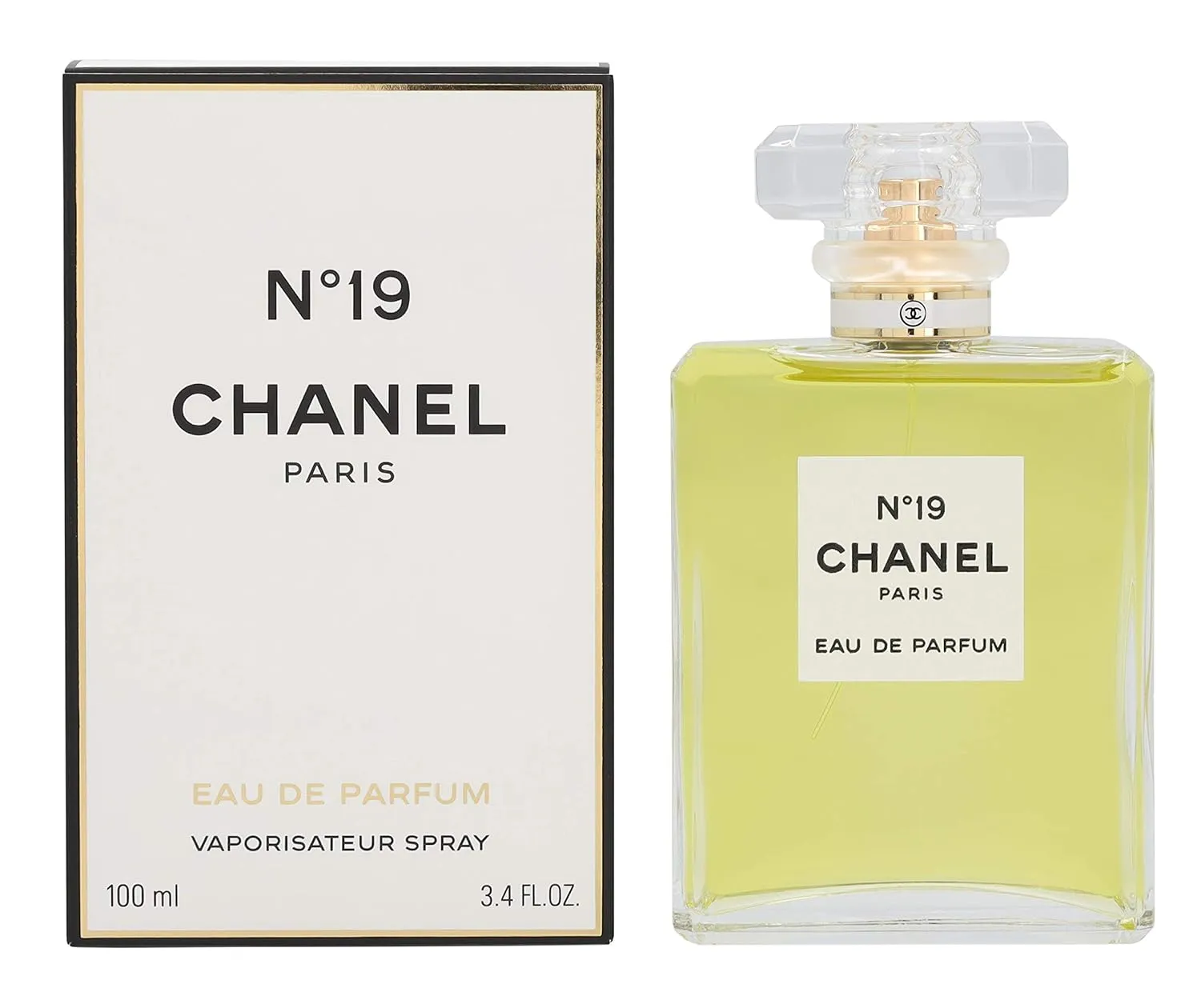 No. 19 by Chanel for Women, Eau De Parfum Spray, 3.4 Ounce