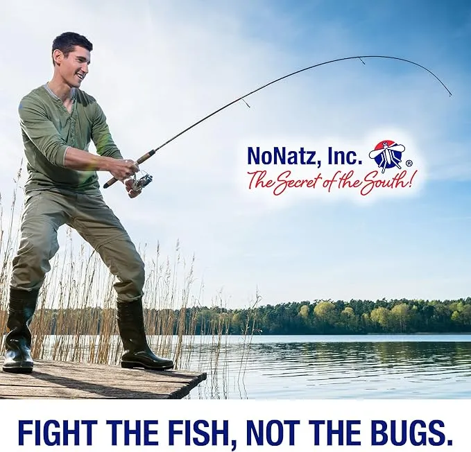 No Natz Botanical Bug Repellant, Effective for Gnat, Mosquito, and Biting Flies, Hand-Crafted and DEET-Free, Non-Greasy Formula, 4 Ounce Spray Bottle