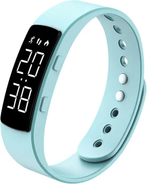 Non Bluetooth Fitness Tracker Pedometer Watch Step Counter Activity Tracker Sleep Monitor Alarm Clock Stopwatch Digital Waterproof Fitness Watch for Men Women