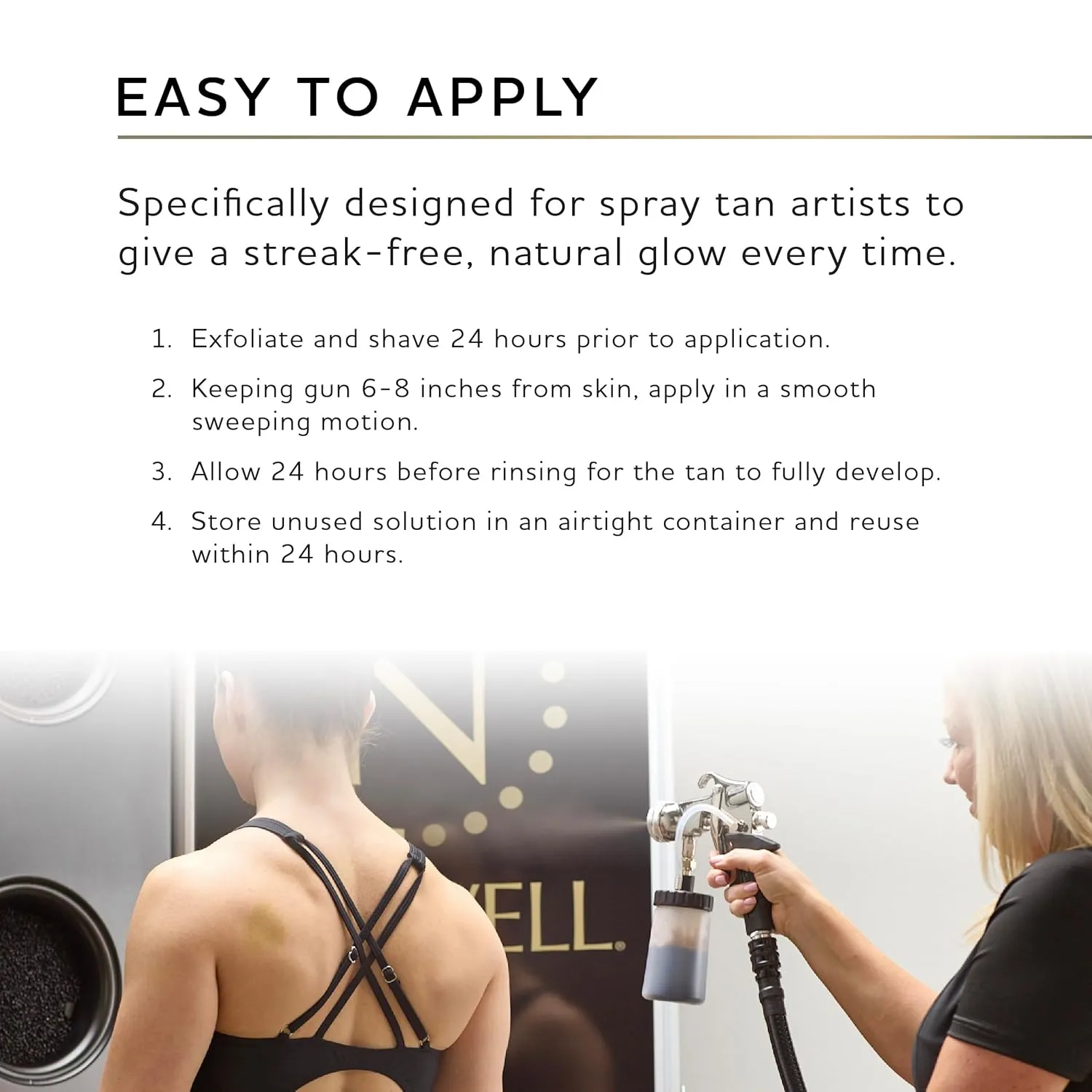 Norvell Spray Tan Solution, Cosmo, Blend of Warm Brown & Cool Violet-Brown Undertones, 34 fl. oz. - Long-Lasting, Handheld Self-Tanning Spray with Tomato Seed Extract, Aloe Leaf