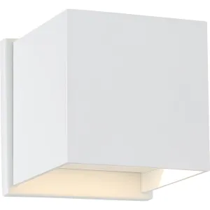 Nuvo White LED Outdoor Wall Lantern