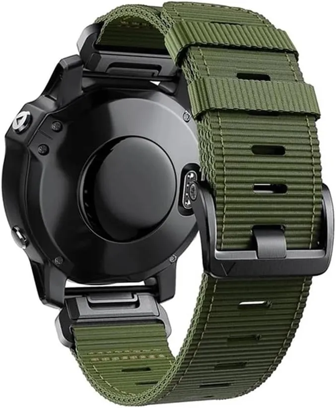Nylon Strap Fit for Garmin Fenix 7X Pro 7 EPIX 6X 5X 5 3 HR Tactix 7 Pro
