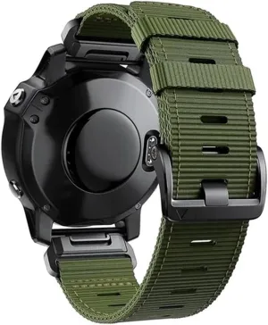 Nylon Strap Fit for Garmin Fenix 7X Pro 7 EPIX 6X 5X 5 3 HR Tactix 7 Pro