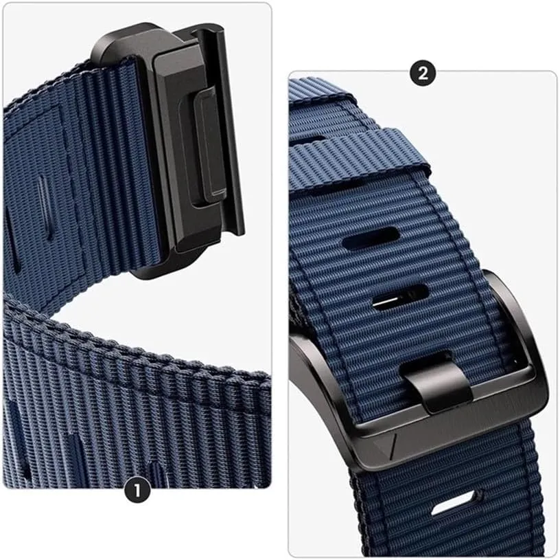 Nylon Strap Fit for Garmin Fenix 7X Pro 7 EPIX 6X 5X 5 3 HR Tactix 7 Pro