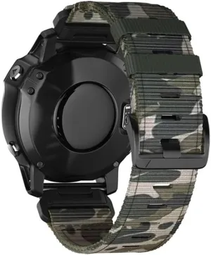 Nylon Strap Fit for Garmin Fenix 7X Pro 7 EPIX 6X 5X 5 3 HR Tactix 7 Pro