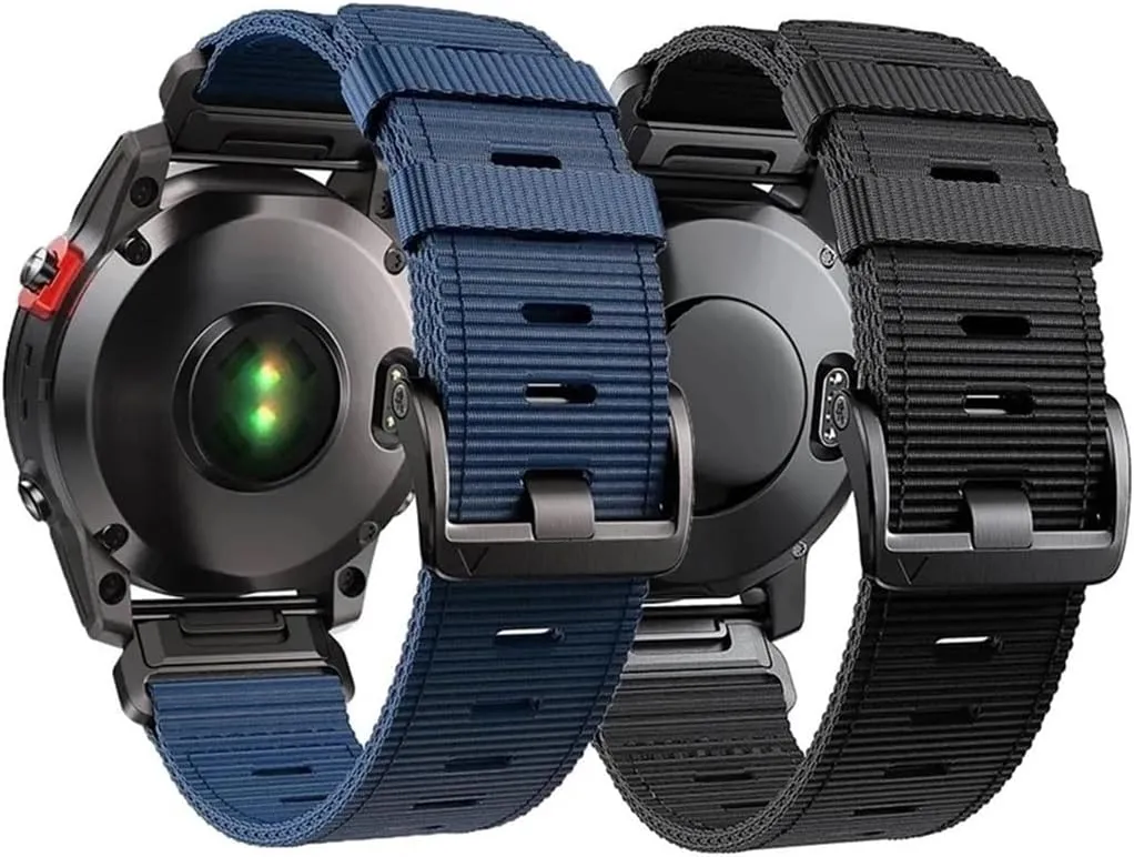 Nylon Strap Fit for Garmin Fenix 7X Pro 7 EPIX 6X 5X 5 3 HR Tactix 7 Pro