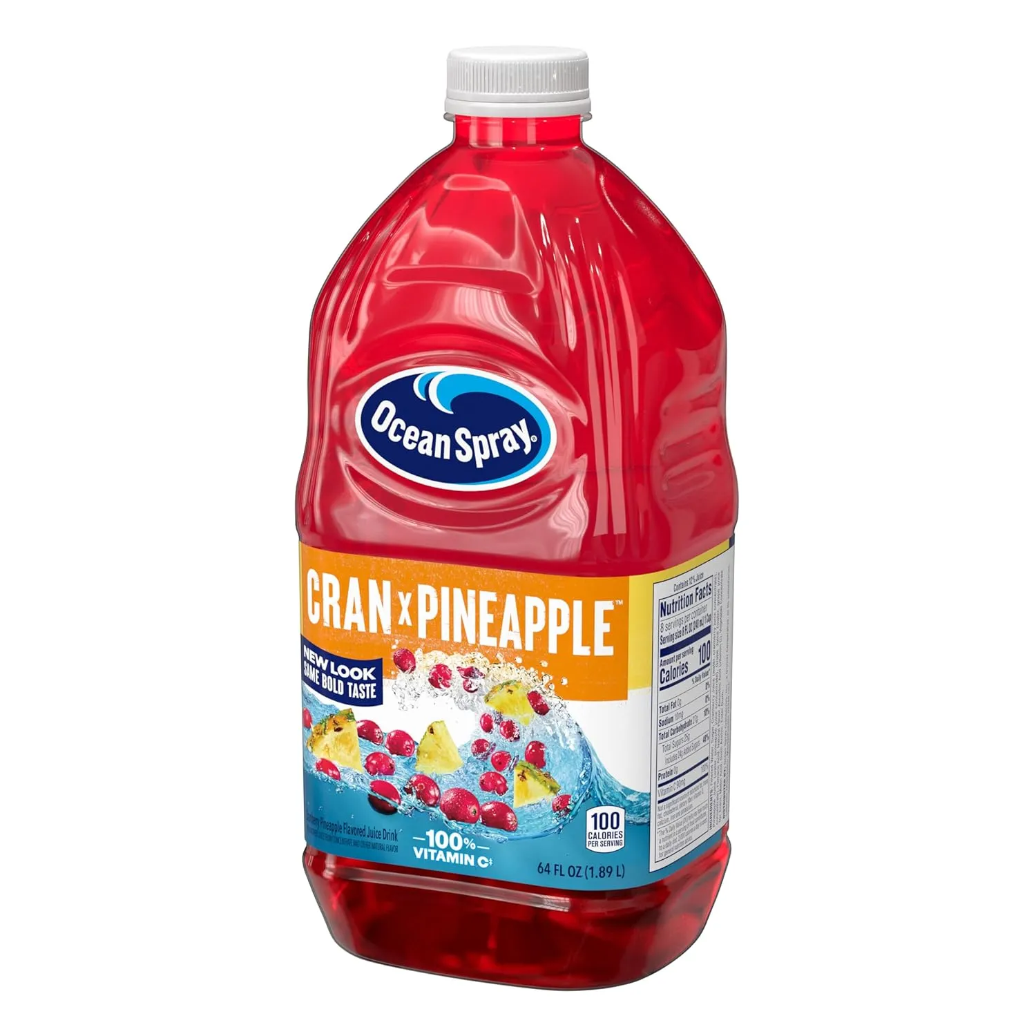 Ocean Spray® Cran-Pineapple™ Cranberry Pineapple Juice Drink, 64 Fl Oz Bottle (Pack of 8)