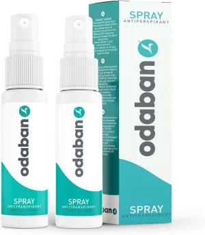 Odaban Antiperspirant Deodorant Spray 2 X 30 ml