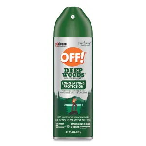 OFF!® Deep Woods Insect Repellent, 6 oz Aerosol Spray, 12/Carton