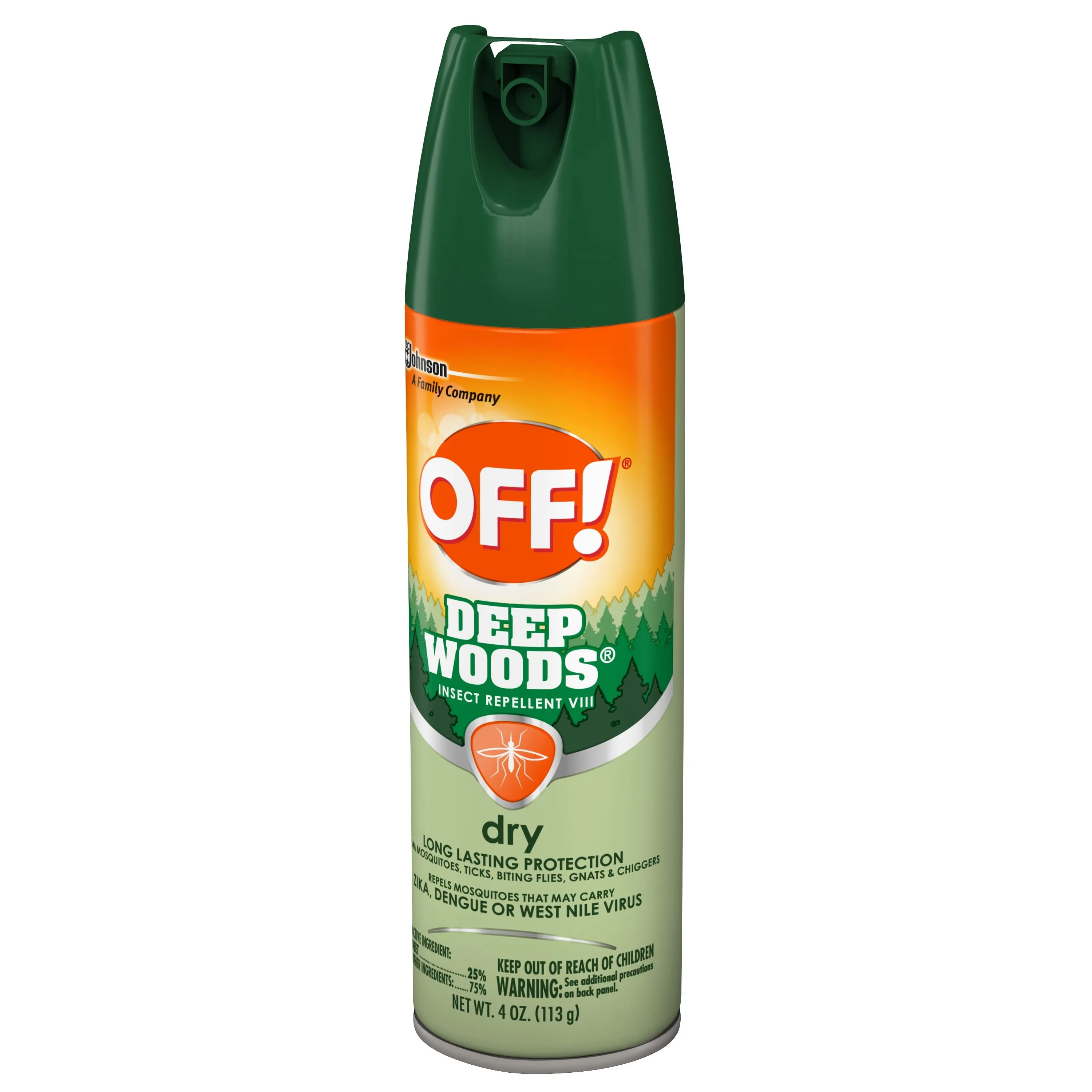 OFF! Deep Woods Insect Repellent VIII Dry, 4 fl oz