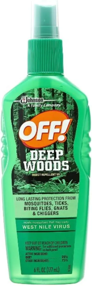 OFF! Deep Woods Off! Insect Repellent Pump 6 oz (Pack of 5)