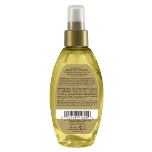 OGX Renewing   Argan Oil of Morocco Weightless Healing Dry Oil Spray, Lightweight Hair Oil Mist for Split Ends, Frizzy Hair and Flyaways, Paraben-Free, Sulfated-Surfactants Free, 4 Fl Oz (Pack of 2)