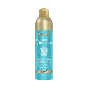 OGX Revitalize   Argan Shine Extra Strength Dry Oil Conditioning Mist with Argan Oil & Silk Proteins, Light Nourishing Hair Treatment to Soften Hair & Add Luminous Shine, 5 Ounce