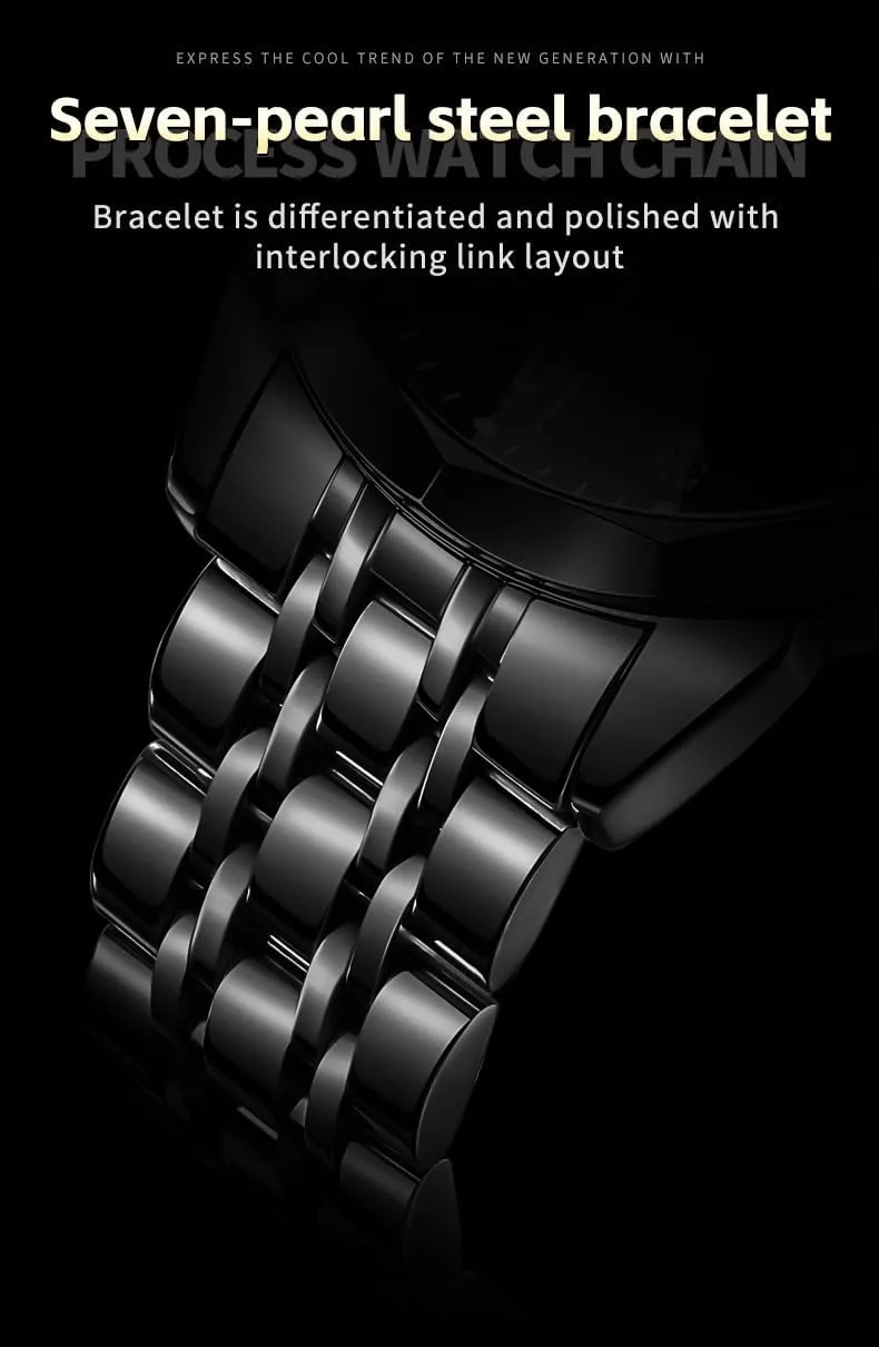 OLEVS Automatic Watches for Men Business Dress Watch Mechanical Stainless Steel Waterproof Self Winding Classic Date Luxury Diamond Men Wrist Watch