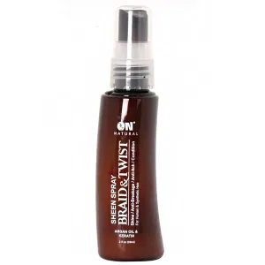 ON Natural Braid & Twist Sheen Spray Argan Oil & Keratin 2oz
