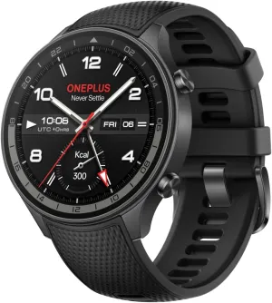 OnePlus Watch 2R, 32GB, Sleep Monitor, Heart Rate Tracking, Smartwatch with Fitness Insights,100-Hour Battery, 1.43'', Bluetooth WiFi, Gunmetal Gray