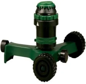 Orbit 58572N H2O-6 Gear-Drive Sprinkler on Plastic Wheel Base