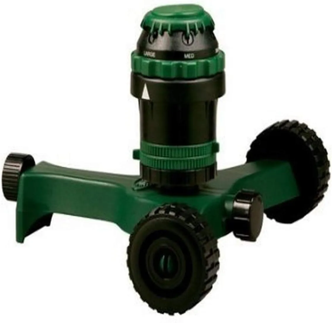 Orbit 58572N H2O-6 Gear-Drive Sprinkler on Plastic Wheel Base