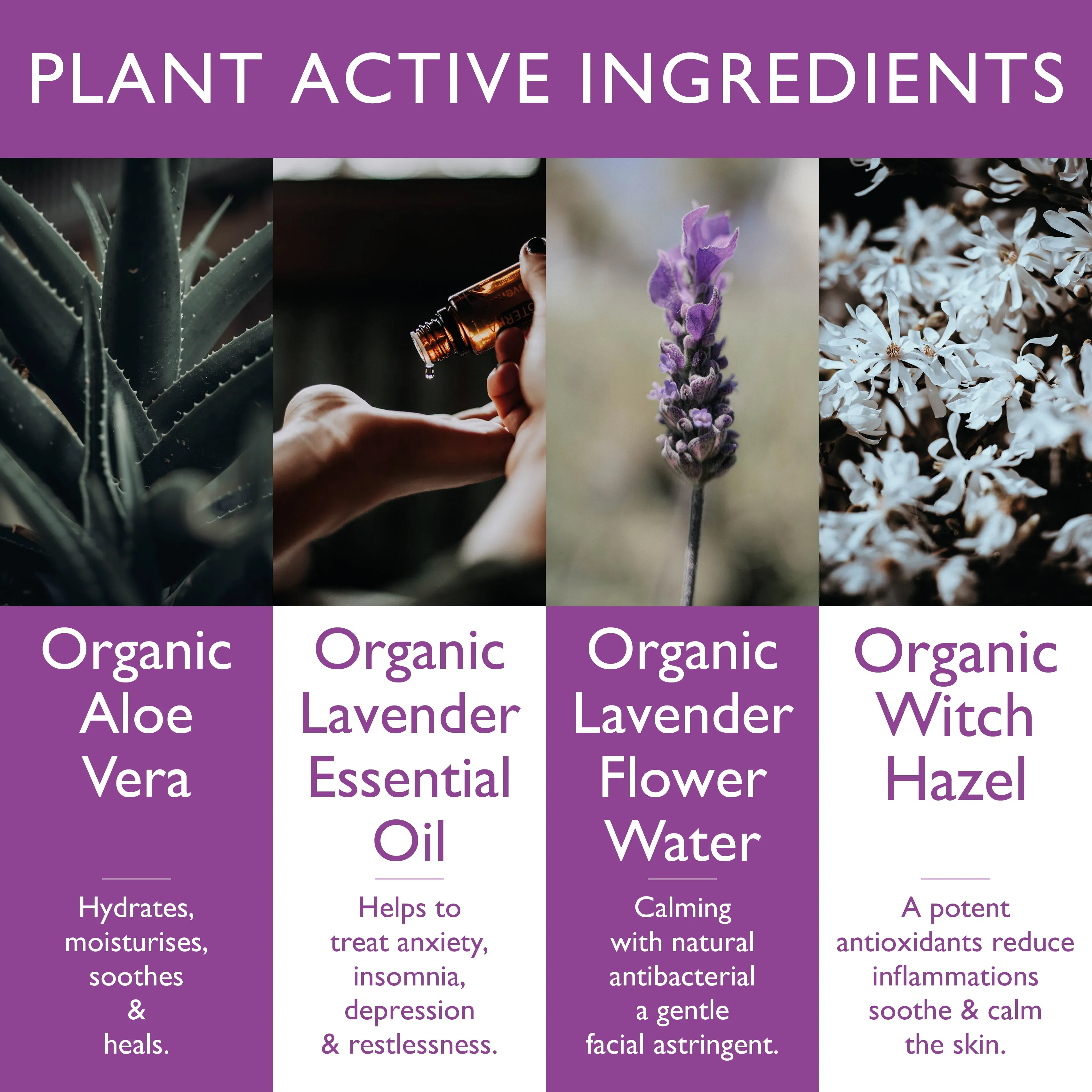 Organic lavender pillow sleep spray