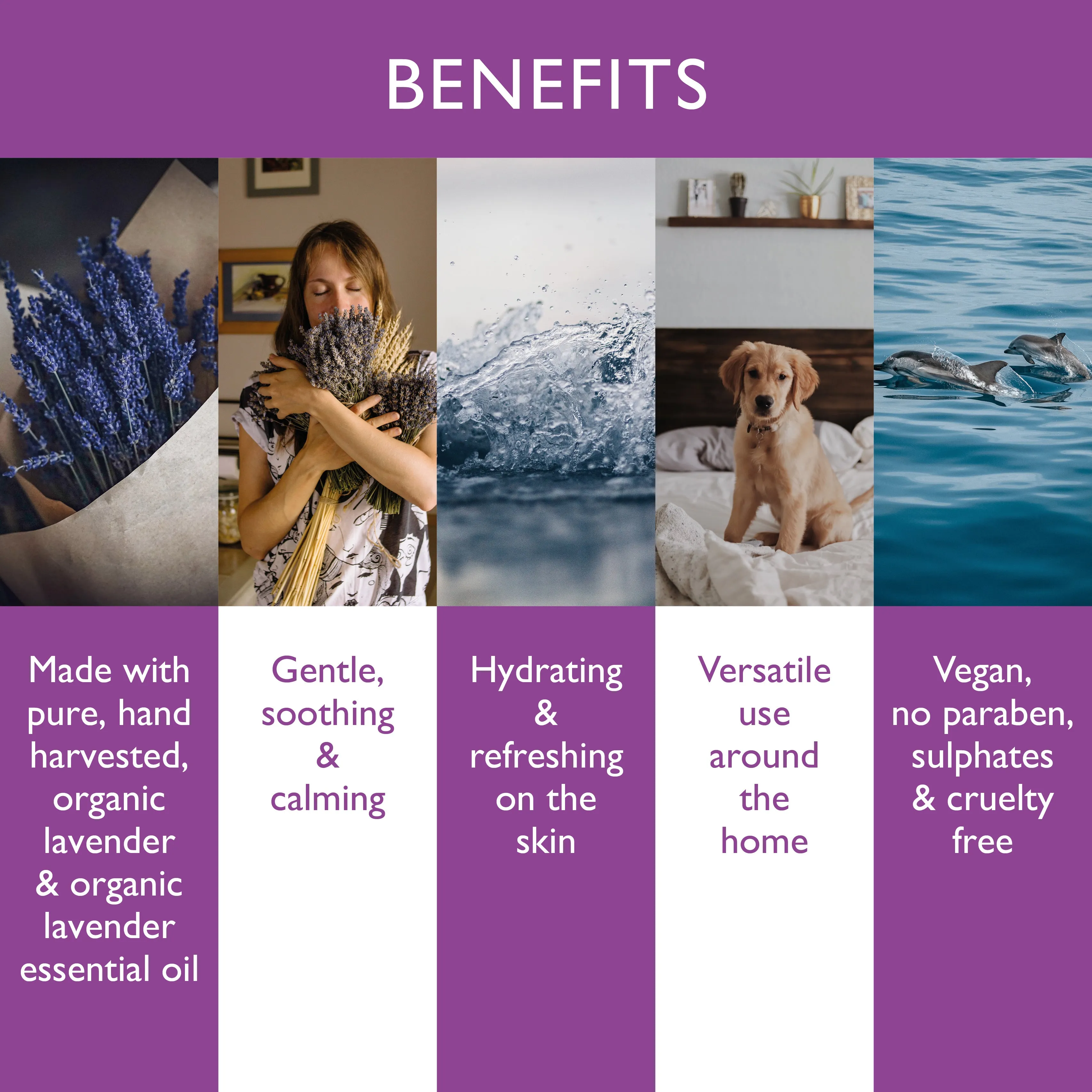 Organic lavender pillow sleep spray