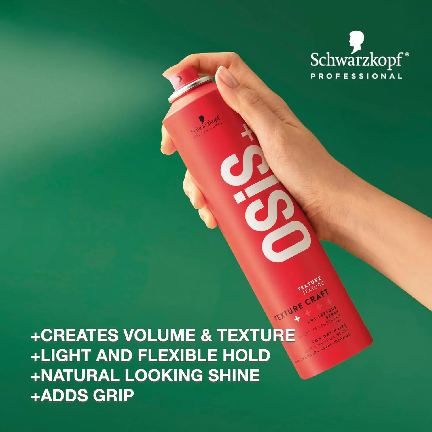 OSiS  Texture Craft - Volumizing Dry Texture Spray with Natural Feel & Root Lift