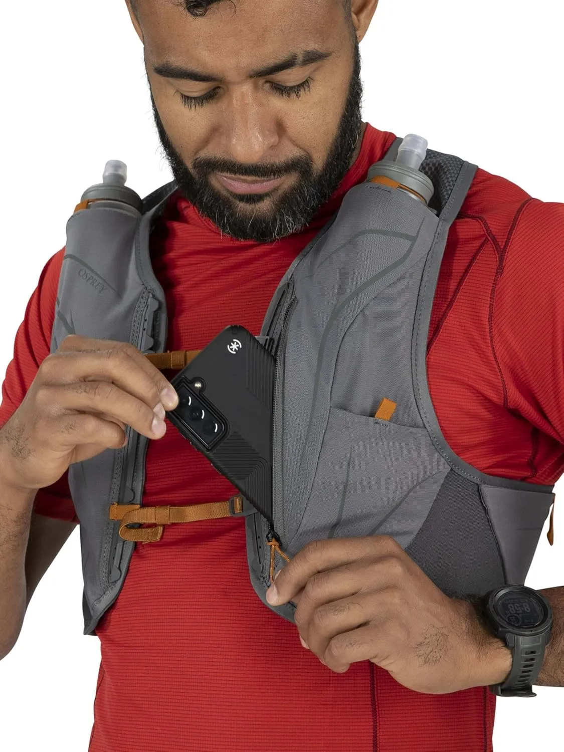 Osprey Duro LT Men's Running Hydration Vest with Hydraulics Soft Flasks