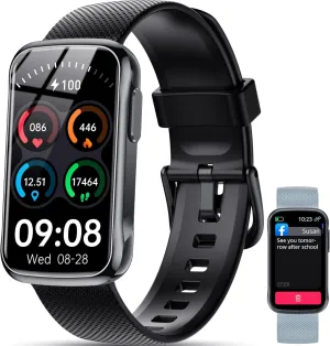 OUKITEL Smart Watch for Men Women with 24 Sport Modes, Fitness Tracker 1.47" Smartwatch with Heart Rate/SpO2/Sleep Monitor, Step Counter Activity Pedometer with IP68 Waterproof for iOS Android