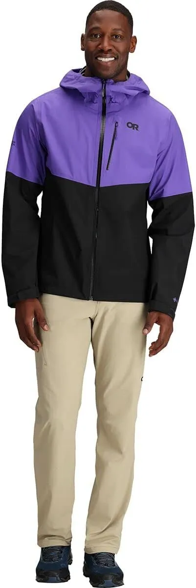 Outdoor Research Men’s Foray II Jacket – Waterproof & Windproof Hooded Rain Coat