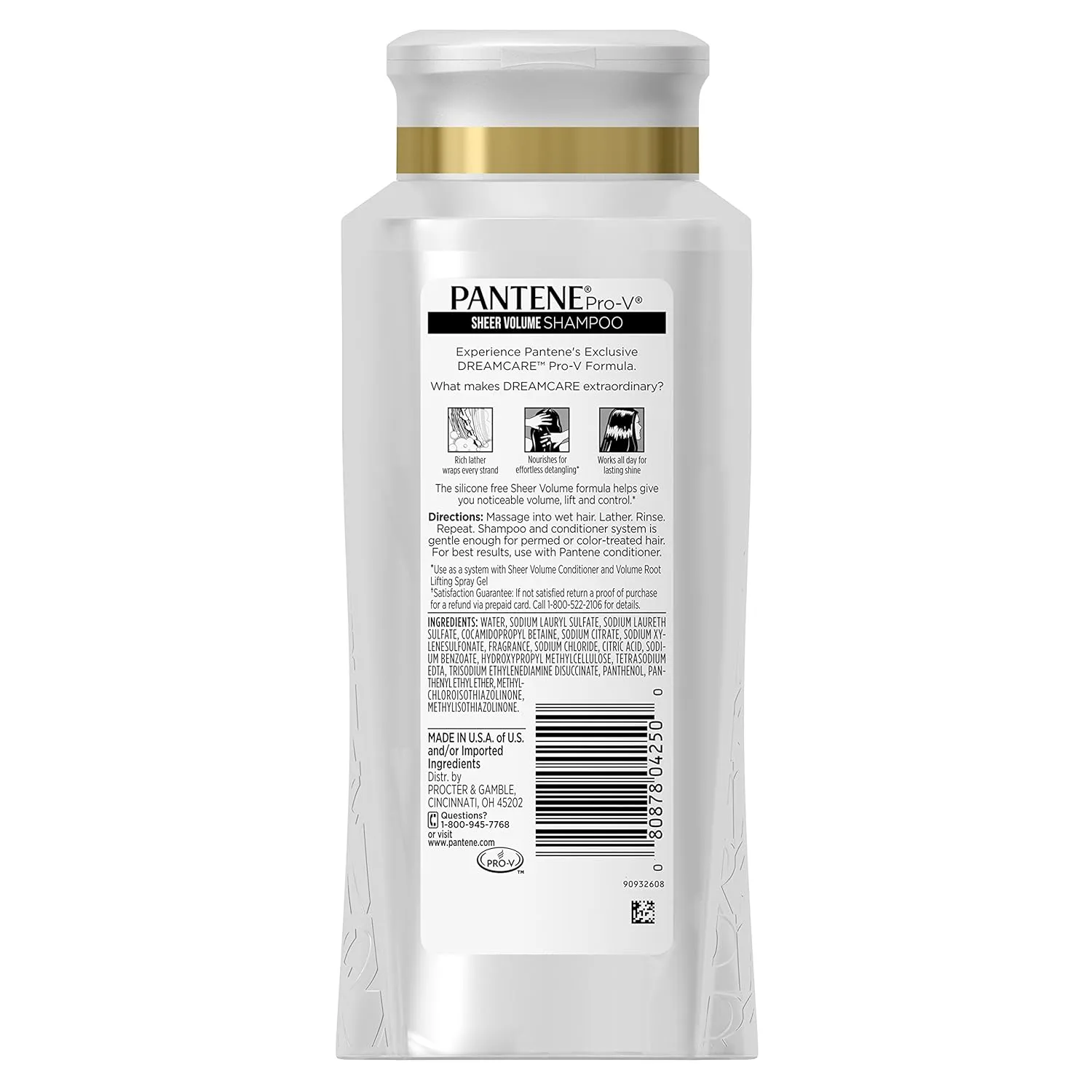 Pantene Pro-V Sheer Volume Silicone Free Shampoo - 25.4 oz