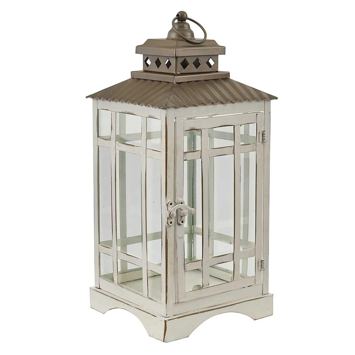 Park Designs White Lantern - Large