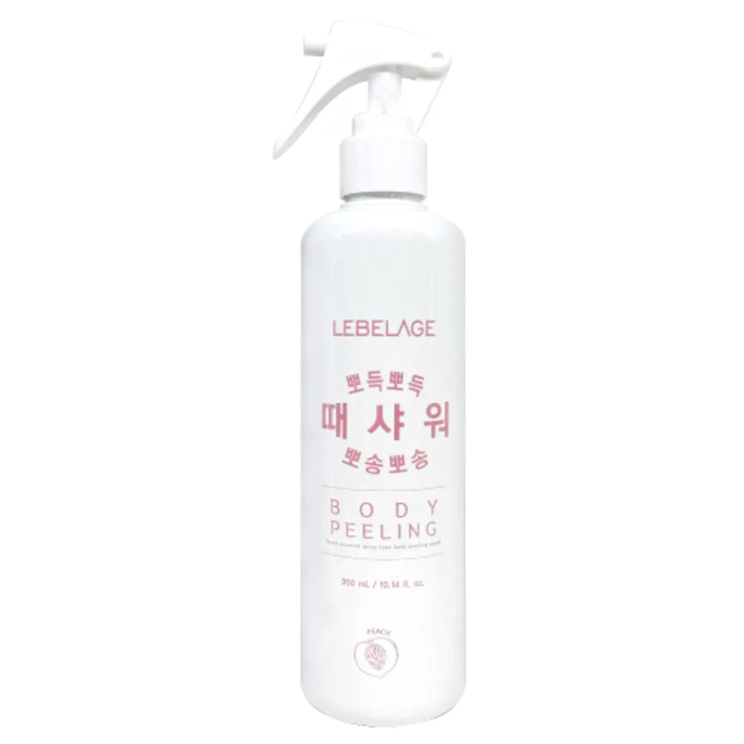 Peach Body Peeling Spray – Moisturizing & Exfoliating Spray for Smooth Skin, Gentle Dead Skin Remover, Deep Cleansing, 300ml (10.14 fl oz)
