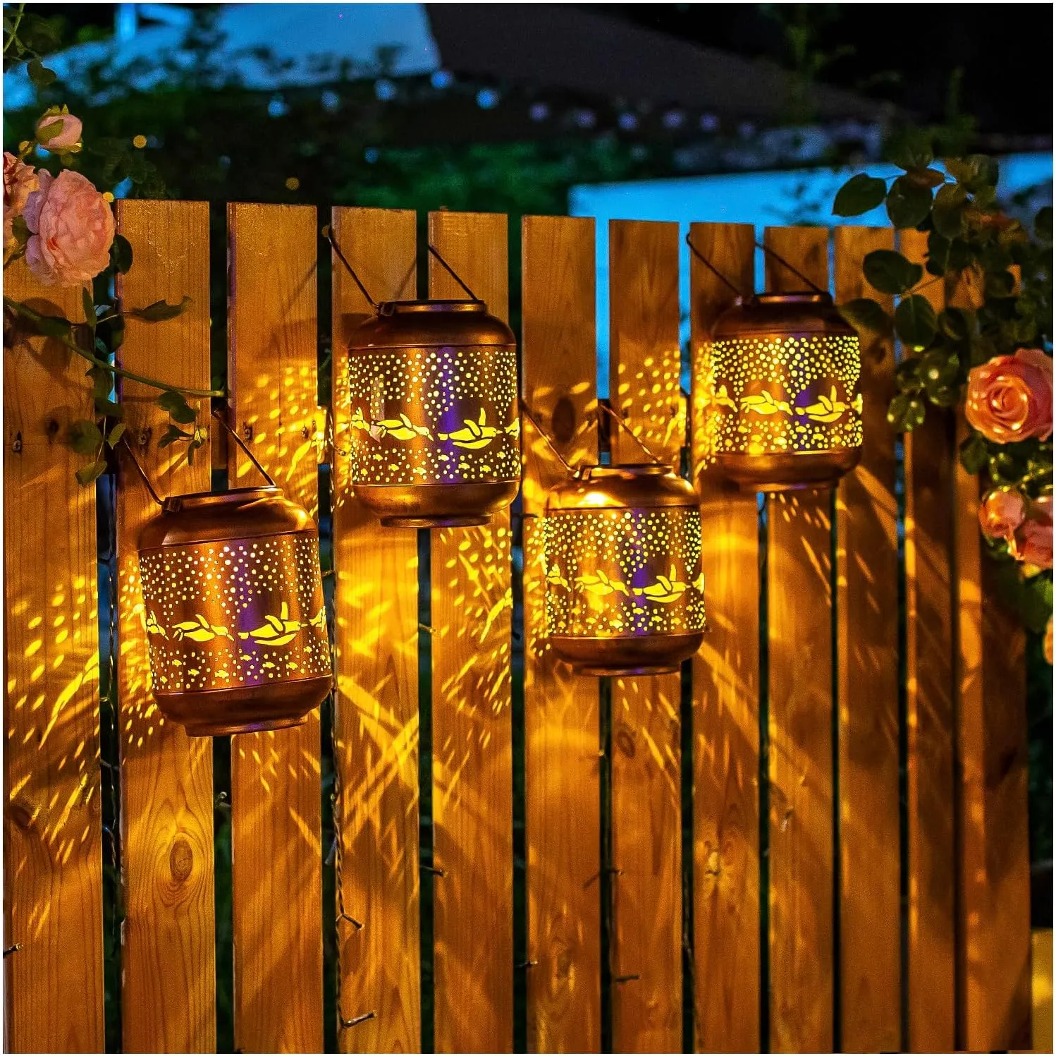 Penguin Solar Lanterns Outdoor Waterproof,Hanging Solar Lights Penguin Gifts for Women Men Metal LED Decorative Light for Yard,Patio,Lawn,Tabletop,Pathway,Landscape,Garden Decor