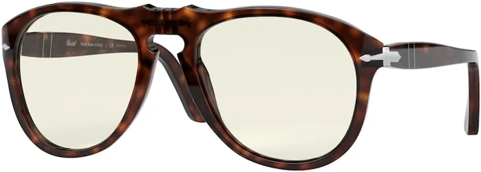 Persol PO0649 Aviator Sunglasses for Men   BUNDLE With Designer iWear Eyewear Kit
