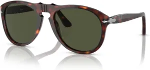 Persol PO0649 Aviator Sunglasses for Men   BUNDLE With Designer iWear Eyewear Kit