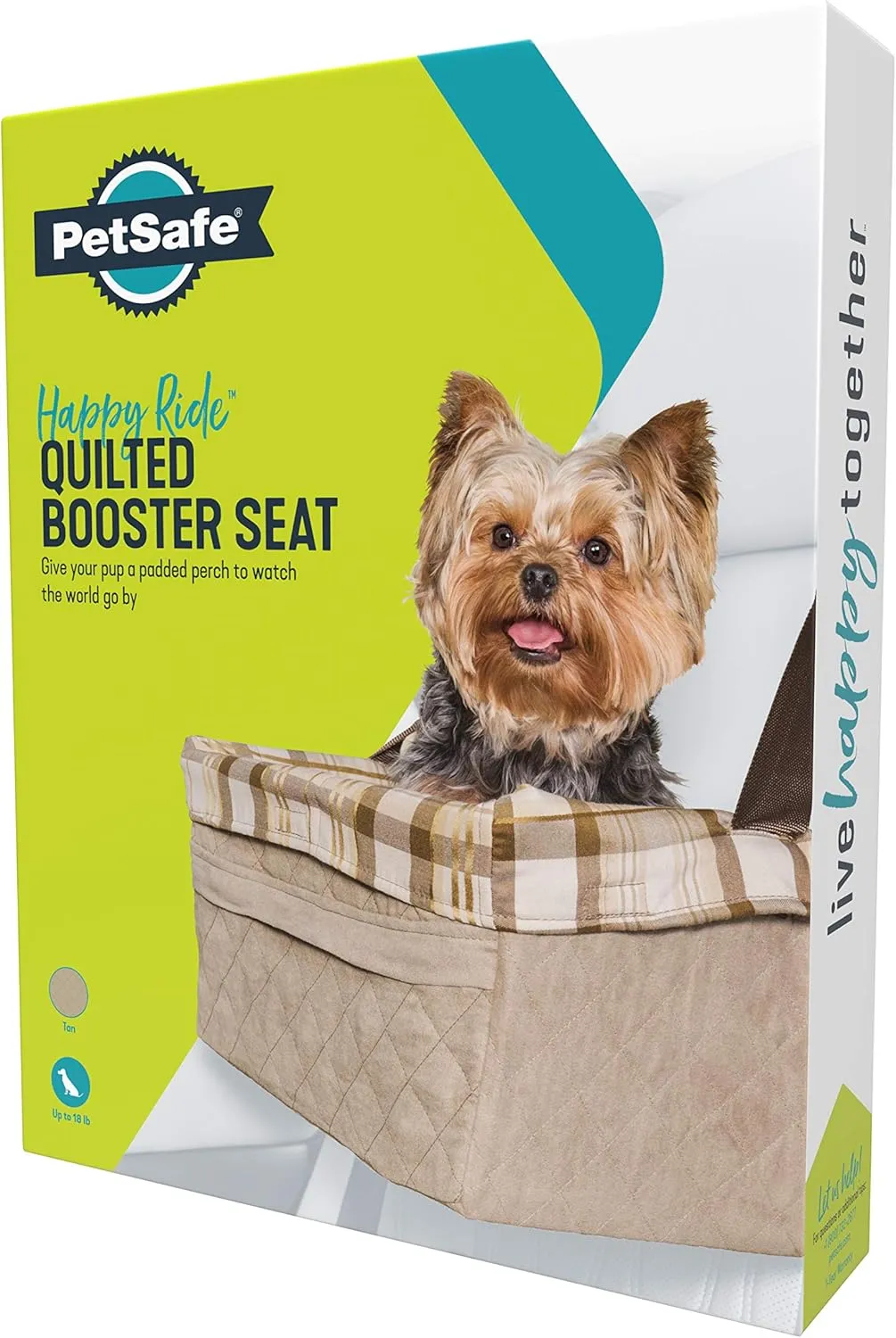 PetSafe Happy Ride Deluxe Hammock Seat Cover – Durable – Machine Washable – Fits Most Cars, Trucks and SUVs – Backseat Protection for Pet Paws, Scratches and Dog Hair
