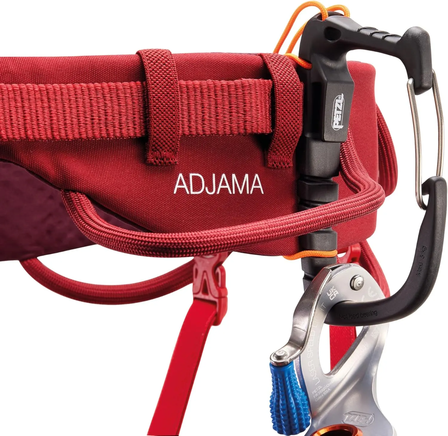 PETZL ADJAMA Unisex Harness - Adjustable Rock and Ice Climbing Harness for Single and Multi-Pitch Climbs