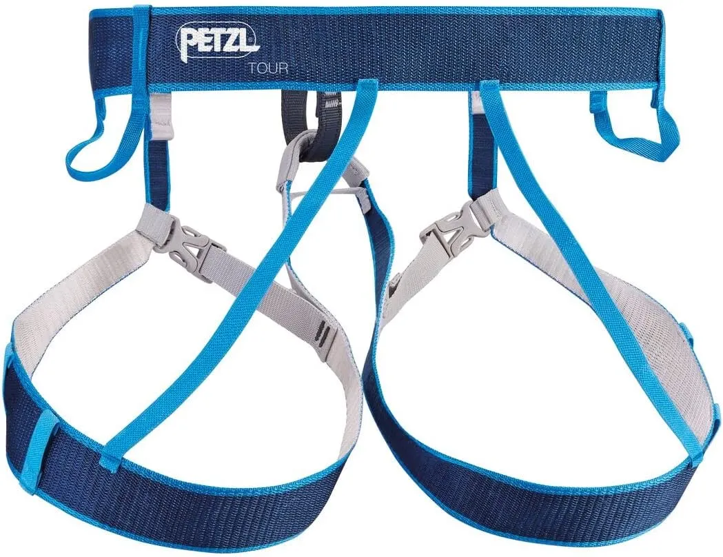 PETZL Tour Harness - Durable, Lightweight Harness for Glacier Travel and Ski Touring, Easy to Take On/Off