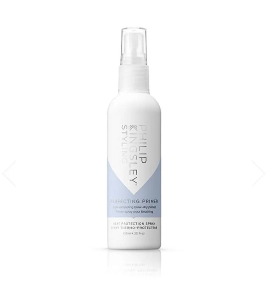 PHILIP KINGSLEY |Perfecting Primer Heat Protection Spray For Hair | Anti-Frizz Style Extending Primer with Invisible Hold | Protects Hair, Holds Style and Adds Volume and Shine | 4.22oz